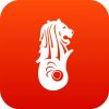 merlion-statue-singapore-icon-digital-red-vector-17688903
